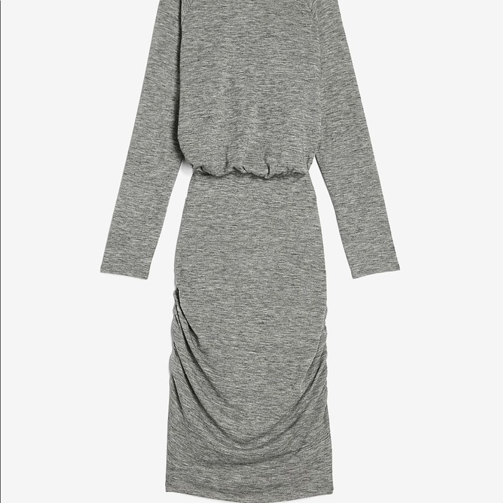 🌟NWT EXPRESS SUPER SOFT LONG SLEEVE MOCK NECK DRESS​​ - Picture 5 of 5